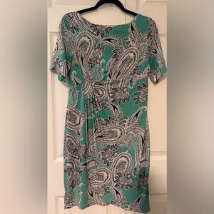Chelsea Suite Paisley Short Sleeved Dress